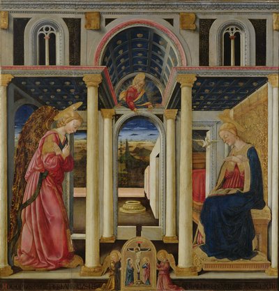 Anunciación, 1464 de Neri di Bicci